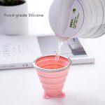 270ML Foldable Silicone Travel Cup - Anti-Slip Anti-Scald Camping Mug - Image 2