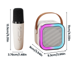 The Ultimate Family Mini Karaoke Machine with Wireless Microphones - Image 9