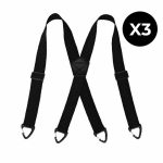 👖 Comfortable 4-Clip Braces Mens Daily Work Suspenders - Image 3