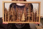 Forest Wildlife -  Handcrafted Art | Uncommon Art | 3D Art | Unique Art| All Natural Art | Rare Art - Image 2