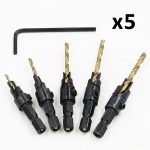 Premium HSS countersunk drill set