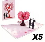 3D Pop-Up Valentine’s Day & Anniversary Love Tree Greeting Card - Image 4