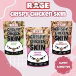 RAGE Crispy Chicken Skin 3 Pack | High-Protein Keto-Friendly Snack