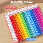 Math Fidget Toy, Math Game with Addition,Subtraction,Multiplication,Division Flash Cards or Time Table(Using age: 3+) - Image 4