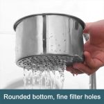 Stainless Steel Swan Sink Strainer Basket - Image 3