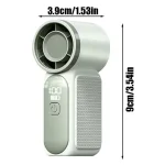 3000mAH X688 Portable Handheld Fan USB Rechargeable Mini Cooling Fan Adjustable Pocket Fan for Outdoor Camping Travel Home - Image 9