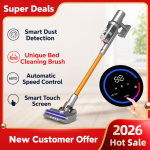 Wireless Handheld Vacuum Cleaner VC205,27000PA Suction,Smart Dust Sensor,Touch Screen,Portable Stick Cordless Vacuum for Home