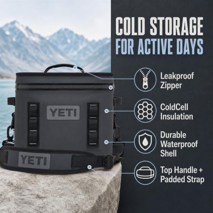 YETI Hopper Flip 12 Portable Soft Cooler - Charcoal gallery image 2