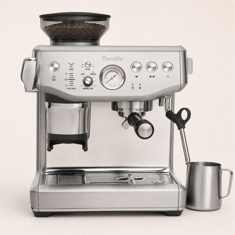 Breville Barista Express Impress Espresso Machine BES876 - Brushed Stainless Steel