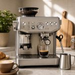 Breville Barista Express Impress Espresso Machine BES876 - Brushed Stainless Steel gallery image 4