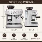 Breville Barista Express Impress Espresso Machine BES876 - Brushed Stainless Steel gallery image 5