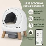Beokeo S20 Automatic Self-Cleaning Litter Box with App Control - White