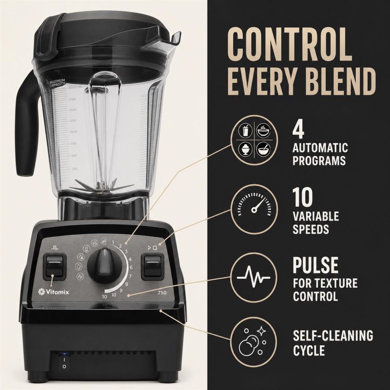 Vitamix Propel Series 750 Professional-Grade Blender - Black gallery image 2