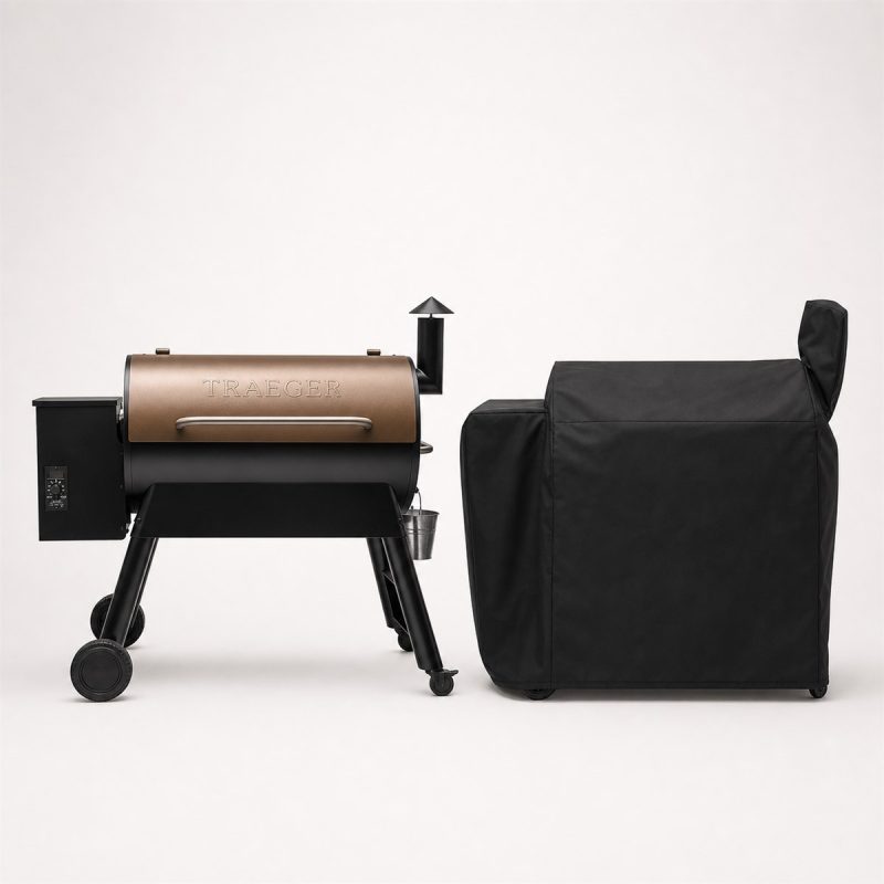 Traeger Pro 34 Wood Pellet Grill and Smoker with Full-Length Cover